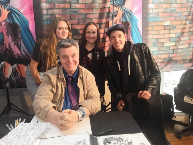 La team Batman Legend avec Neal Adams