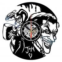 Horloge vinyle Joker/Harley Quinn
