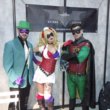 Gaslight Cosplay et son Robin accompagné de sa Harley