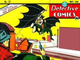 Couverture du Detective Comics # par Bill Finger et Bob Kane