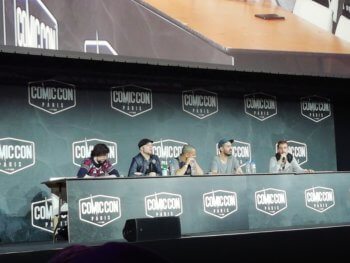 Panel Injustice avec Tom Taylor, Bruno Redondo et Daniel Sampere