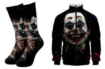Chaussettes et veste Joker de Joaquin Phoenix