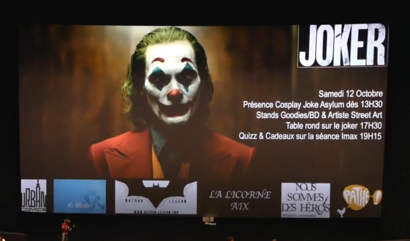 Retour en images sur l’événement Joker au cinéma Pathé Plan-de-Campagne