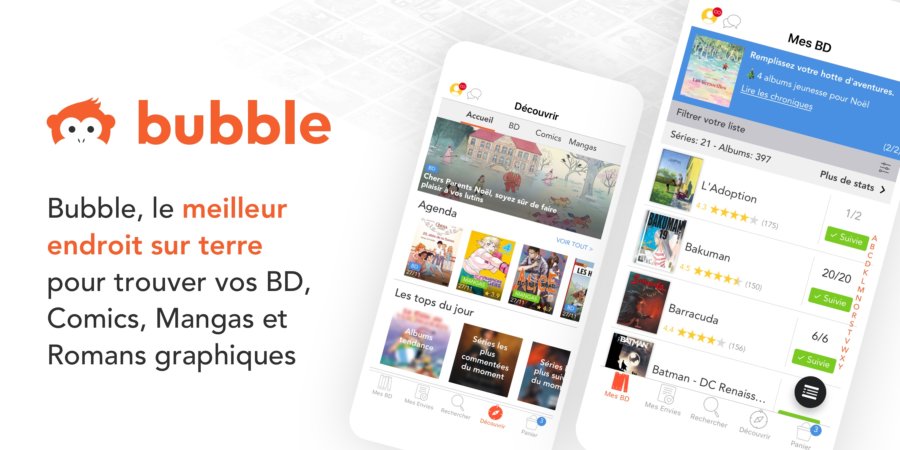 Bubble BD, l'application