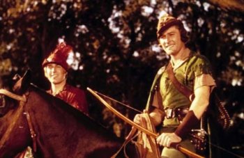 Errol Flynn, Les Aventures de Robin des bois, inspiration Dick Grayson