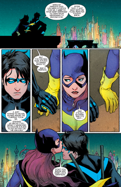 Nightwing et Batgirl dans Nighwting rebirth