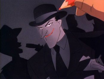 Le gangster Joker dans "Batman contre le Fantôme masqué"