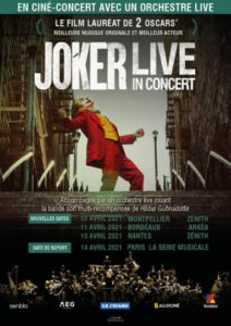 Affiche du ciné-concert pour le film Joker