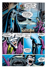 Batman face à un joker terrifiant