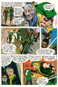 Explication de texte entre Green Arrow et Green Lantern par Dennis O'Neil