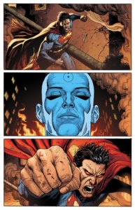 Rencontre entre deux titans : Superman et Dr Manhattan
