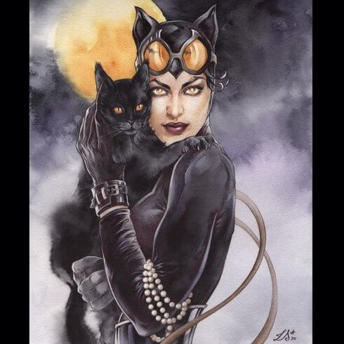 Catwoman par Stéphanie Lavaud alias Luckystar