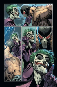Rencontre entre le Joker et Bane à Arkham
