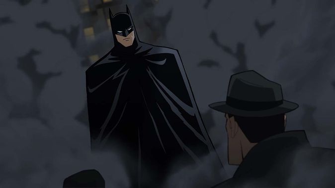 Batman apparaît dans The long Halloween