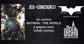 Affiche du jeu-concours sur les réseaux sociaux de Batman Legend