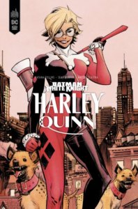 Couverture de Harley Quinn avec ses hyènes