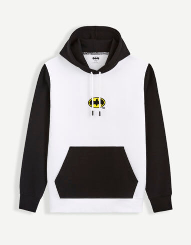 Batman sweat blanc et noir Celio