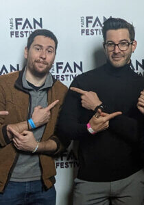 Benoit après son interview avec Javier Fernandez au Paris fan festival