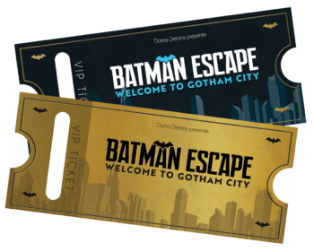 Places pour Batman escape Paris