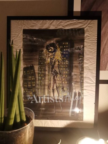 Dessin Catwoman par Dan.