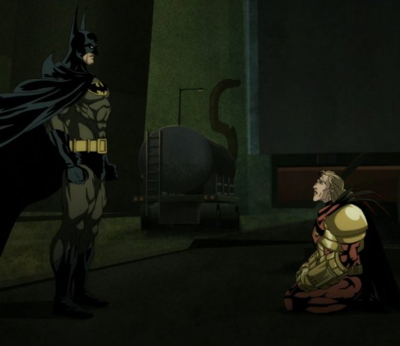 Azraël demandant de L'aide à Batman