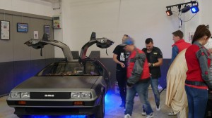 La DeLorean au Avignon Geek Expo