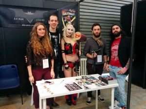 L'équipe Batman Legend sur le stand du Avignon Geek Expo