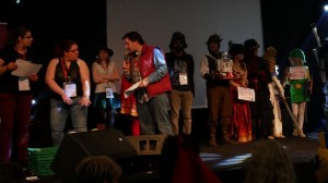 Remises des prix du concours cosplays au Avignon Geek Expo