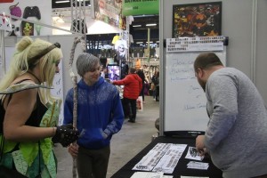 Alexandre fait participer les visiteurs du Herofestival Grenoble