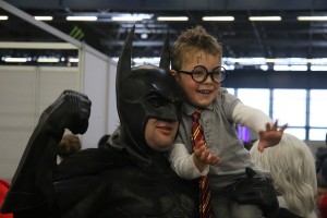 Batman et un jeune fan