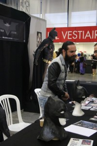 Yoann travaille aussi sur le stand Batman Legend