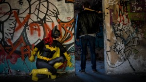 Batgirl prête à attaquer