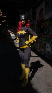 Shooting Batgirl avec Jill Grayson Cosplay